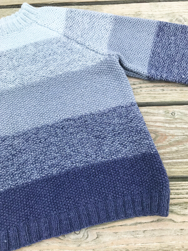 RAGLAN with shifted stripes|SOFT Organic Wool & Nettles - Temporary out of stock