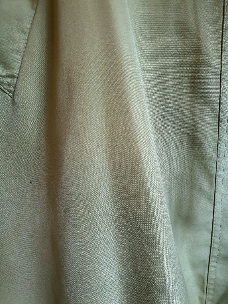 Coat dress Modessa lime flower green 1970s size M - 4