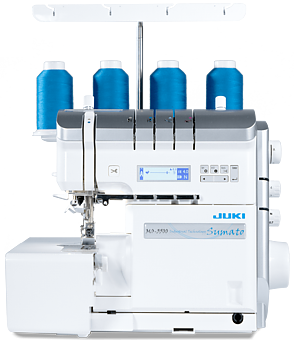 JUKI MO-3500.  Ta din sömnad till nästa nivå med världens första overlock med automatisk trådklipp, trådspänning och luftpåträdning  för hemmabruk!