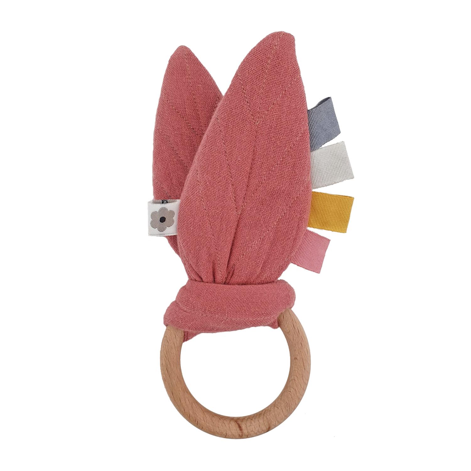 Prassellöv aktivitetsleksak Baby Dusty rose