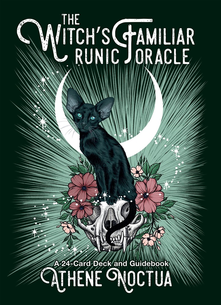 The Witch’s Familiar Runic Oracle A 24-Card Deck and Guidebook Athene Noctua
