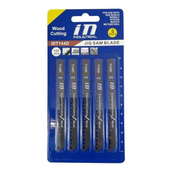 Sticksågsblad Trä 100 mm 5-pack