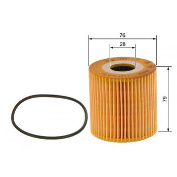 Oljefilter fabr. Bosch  VOLVO  C70I /S-V40 I/ S60 I/ S70/ V70 I-II/ XC70 I-II/ S80 I-II/ XC90 I - Bensin/bifuel-motorer