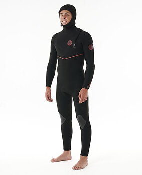Rip Curl våtdräkt Flashbomb Fusion 5/4 E7 Hooded ZF 