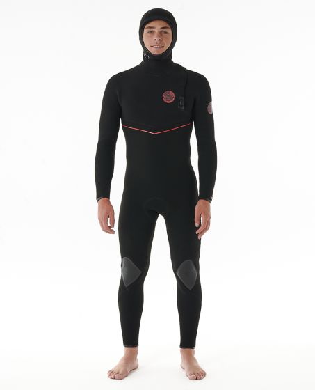 Rip Curl våtdräkt Flashbomb Fusion 5/4 E7 Hooded ZF  - 2