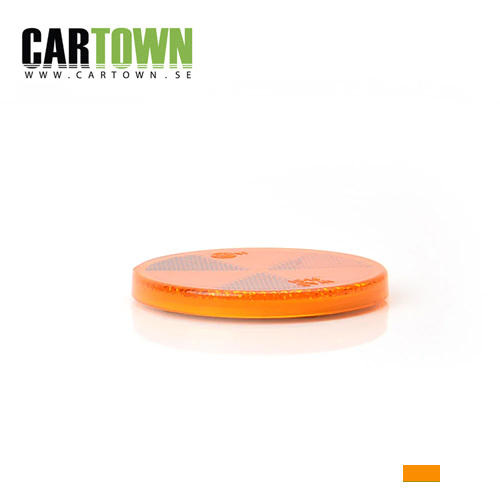 Reflex Orange dubbelhäftande rund 2st - 3