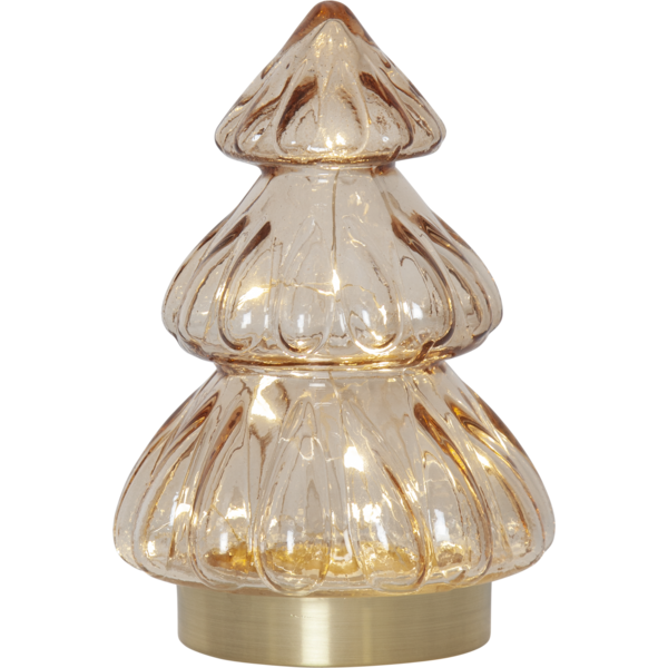 Glasdekoration Gran - Beige - 3