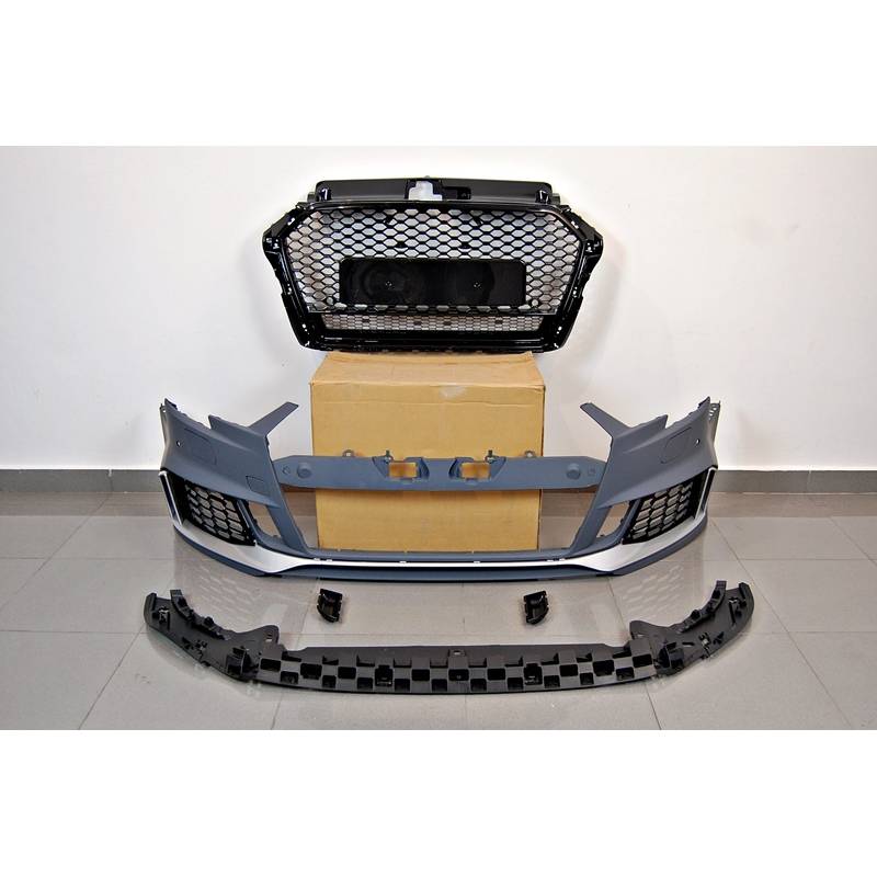 Audi A3 16-19 - Stötfångare fram 4 dörras/Cab RS3 Look