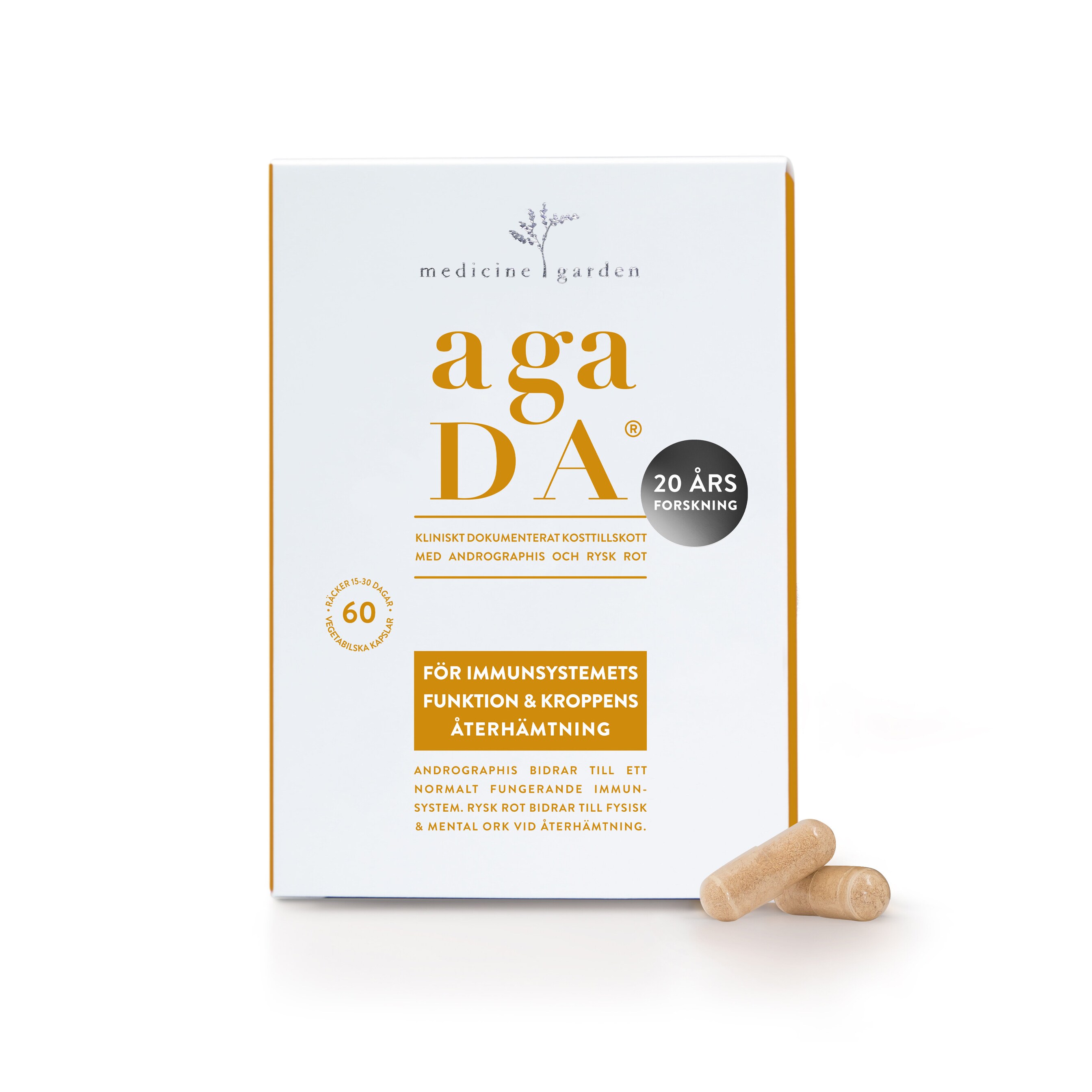 MedicineGarden agaDA 60 kapslar