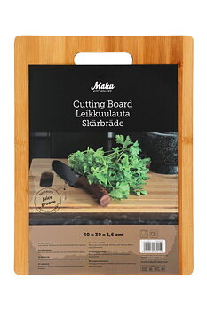 Skärbräde i bambu 40 x 30 x 1,6 cm