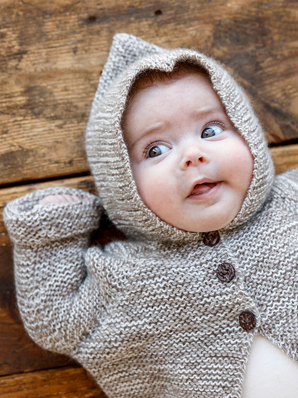 Stroller Cardigan|SOFT Organic Wool & Nettles
