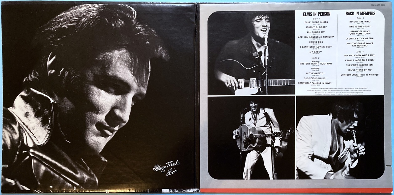 ELVIS PRESLEY - From Memphis to Vegas.. US-orig 2LP 1969 - 4