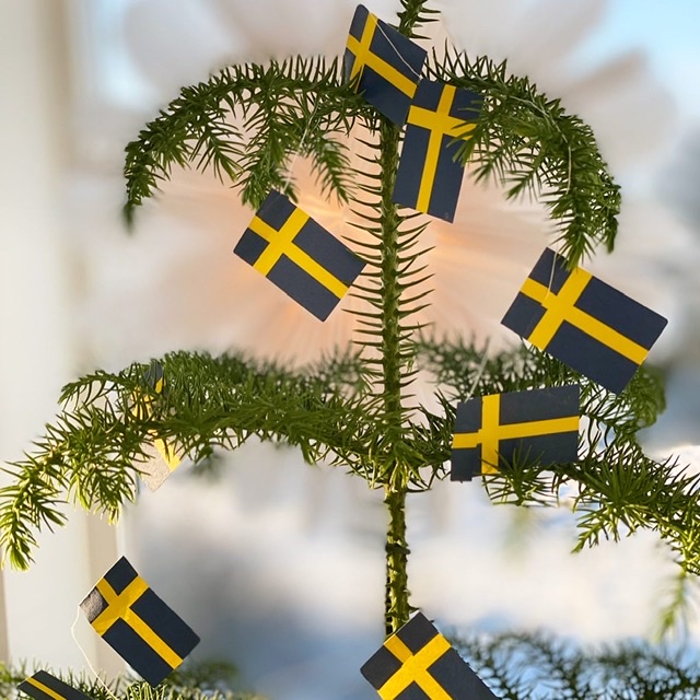 Flaggirlang - Ruotsi, Norja,Suomi Tanska liput - 14