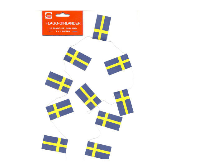 Flaggirlang - Ruotsi, Norja,Suomi Tanska liput - 3