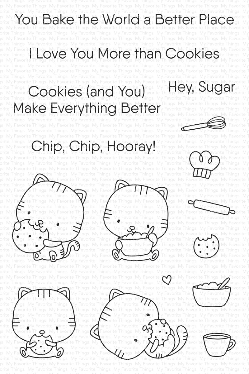 MY FAVORITE THINGS-Chip, Chip, Hooray! Clear Stamps