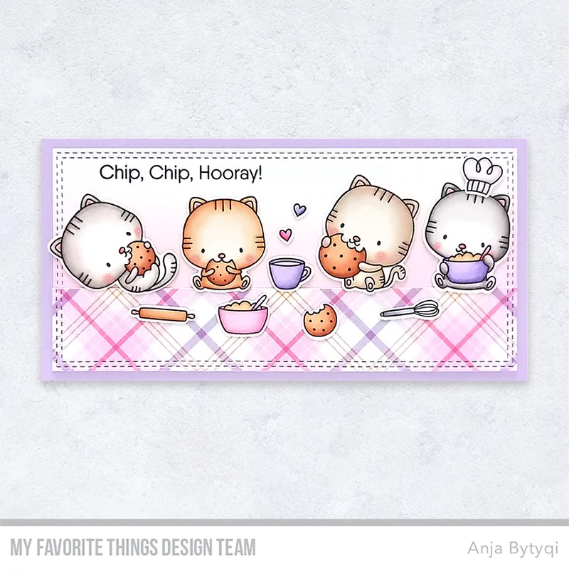 MY FAVORITE THINGS-Chip, Chip, Hooray! Clear Stamps - 4