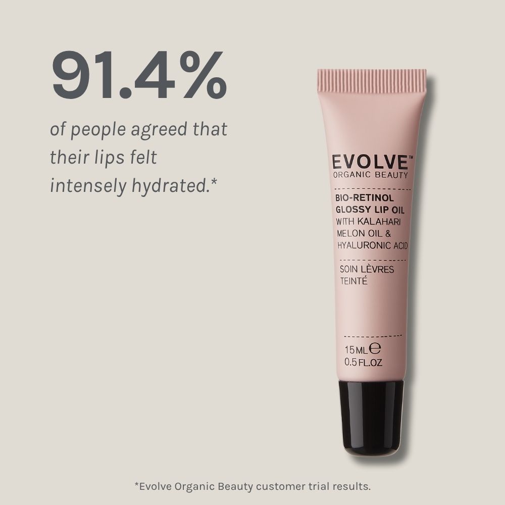 EVOLVE Bio-Retinol Glossy Lip Oil 15ml - 5
