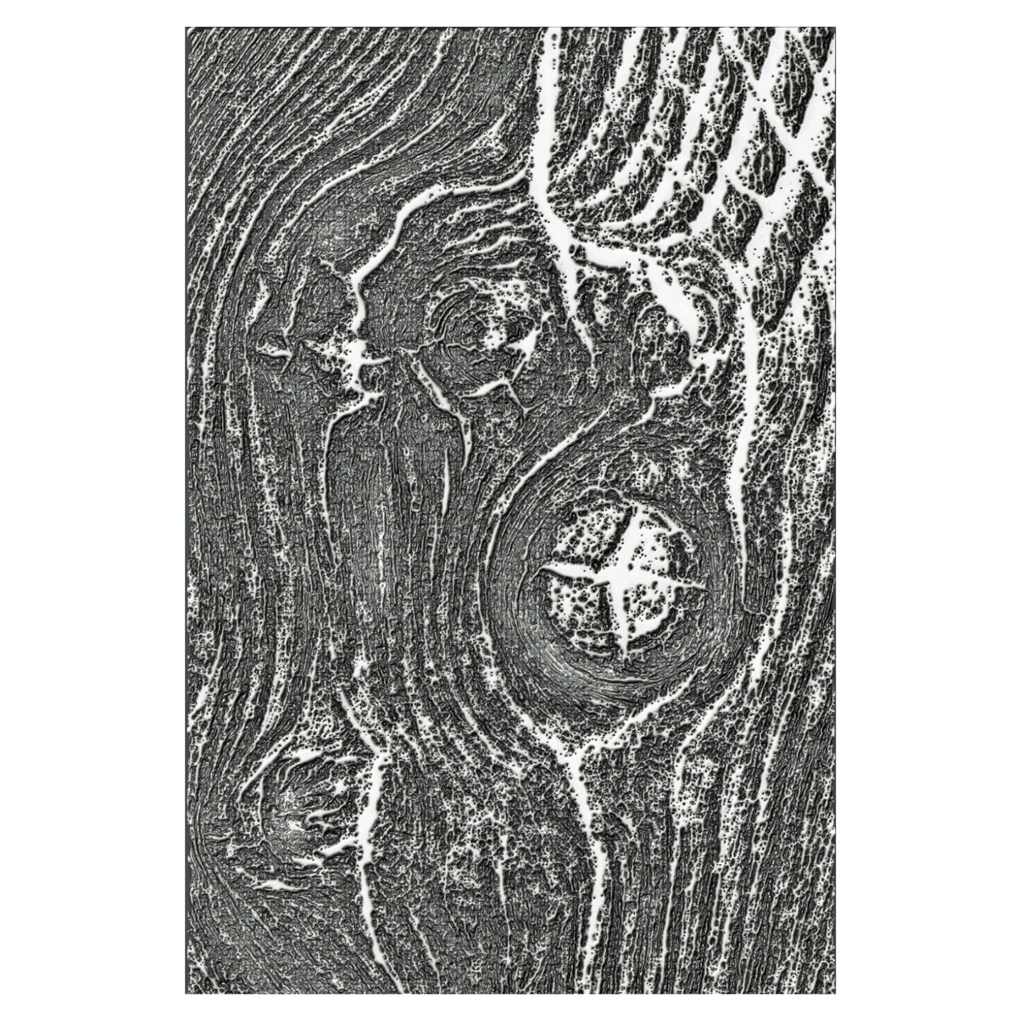 SISSIX -3D Texture Fades by Tim Holtz Woodgrain - 2