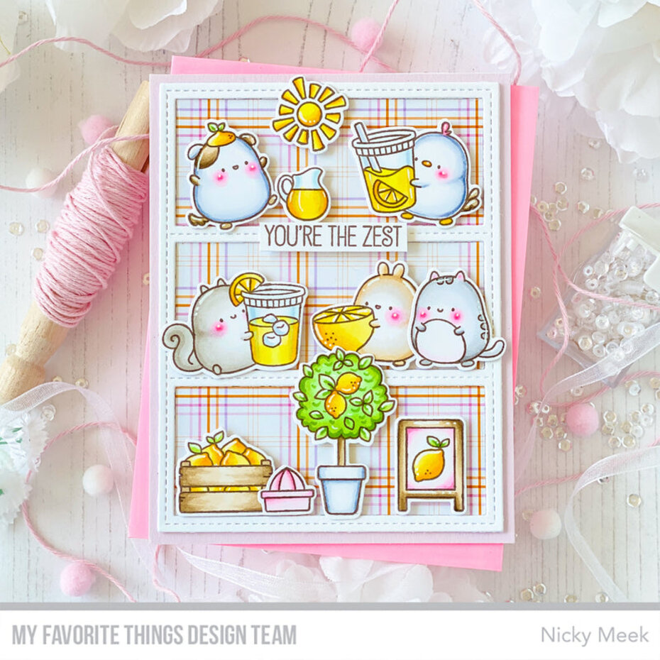 MY FAVORITE THINGS -Orange Sherbet Paper Pad - 4