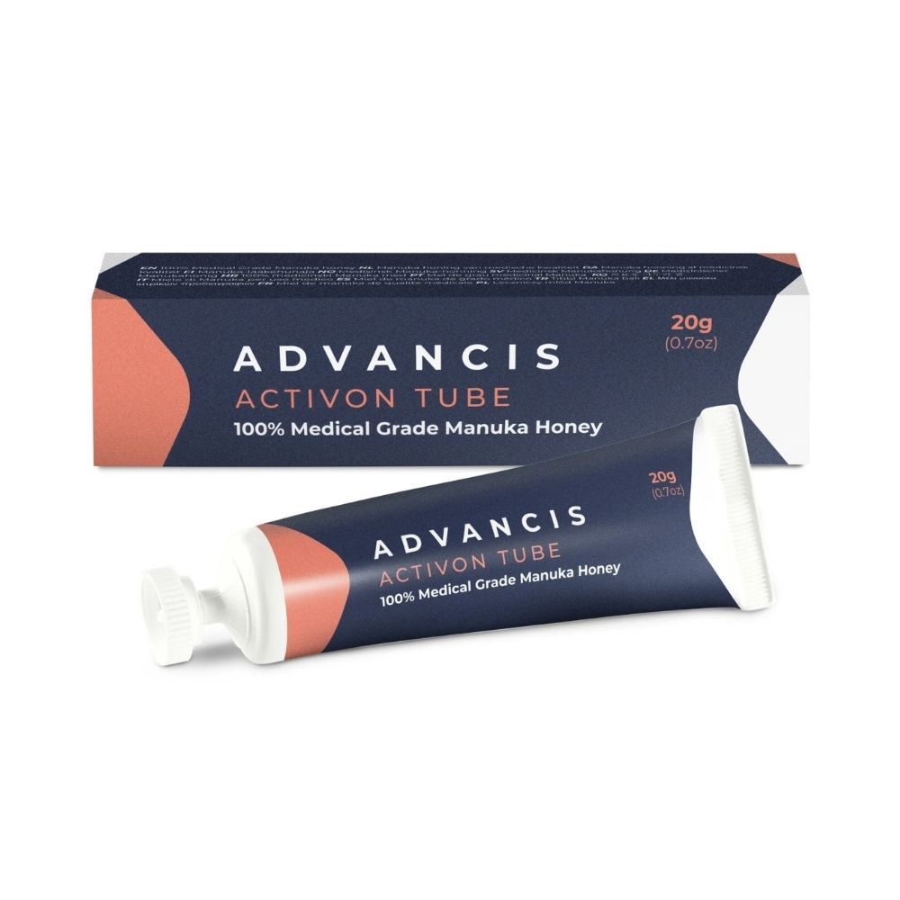 Activon Tube 100% medische Manukahoning wondgel 20 g tube en doosje.