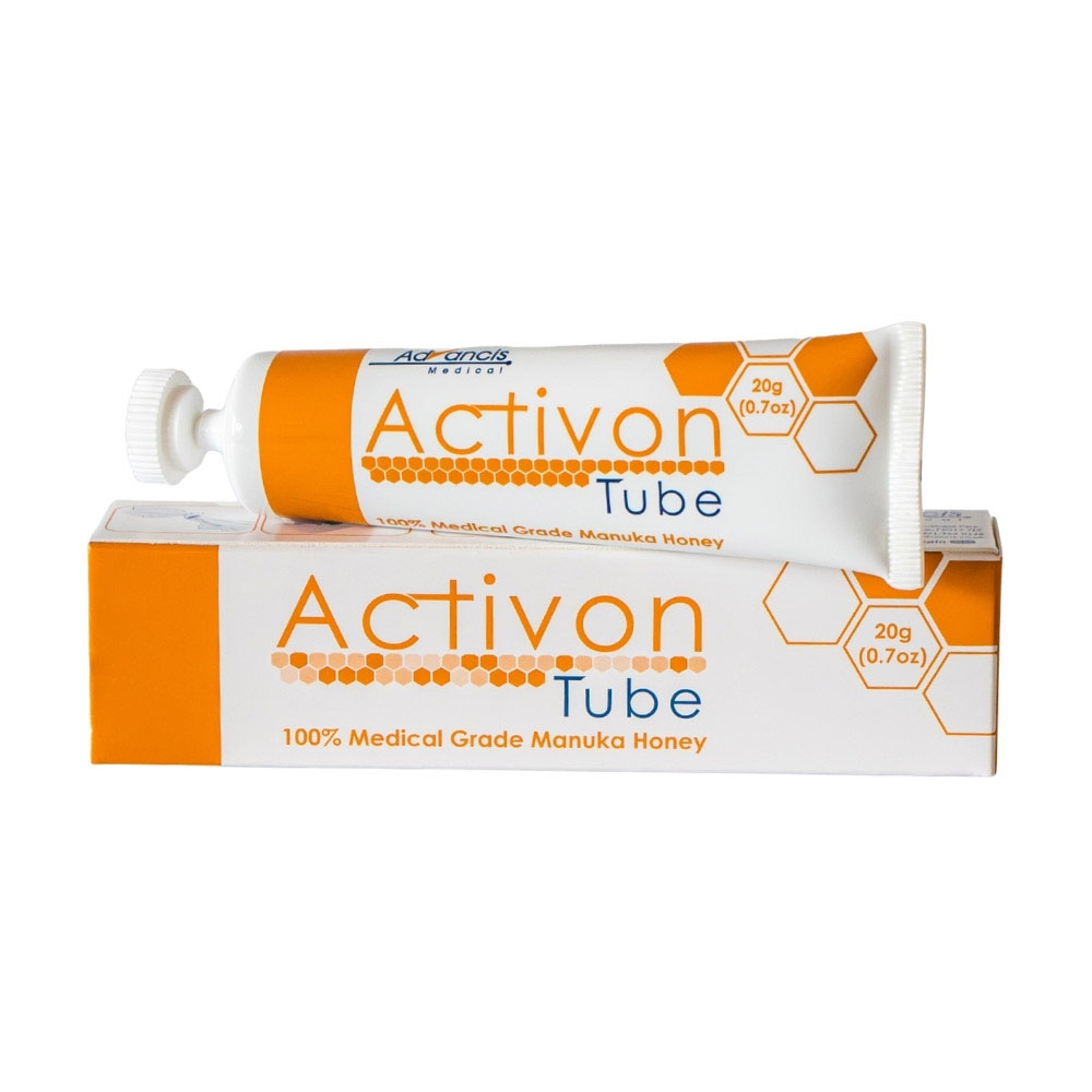 Activon Tube 100% medische Manukahoning wondgel 20 g tube en doosje.