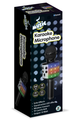 Music Lightning Karaoke Mikrofon med Ljus - 2