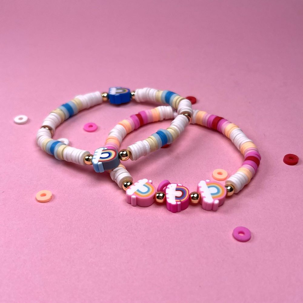 Smyckeskit Fimoarmband Rainbow - 2