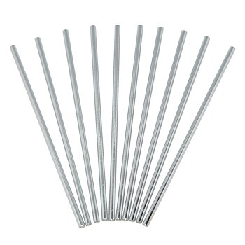 Papperssugrör silver 24-pack