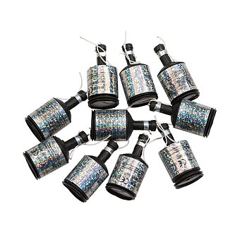 Partypoppers silver 8-pack