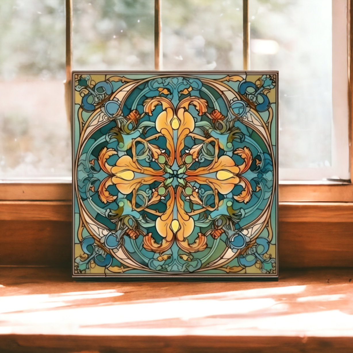 Art nouveau modell 2 Kakeldekor