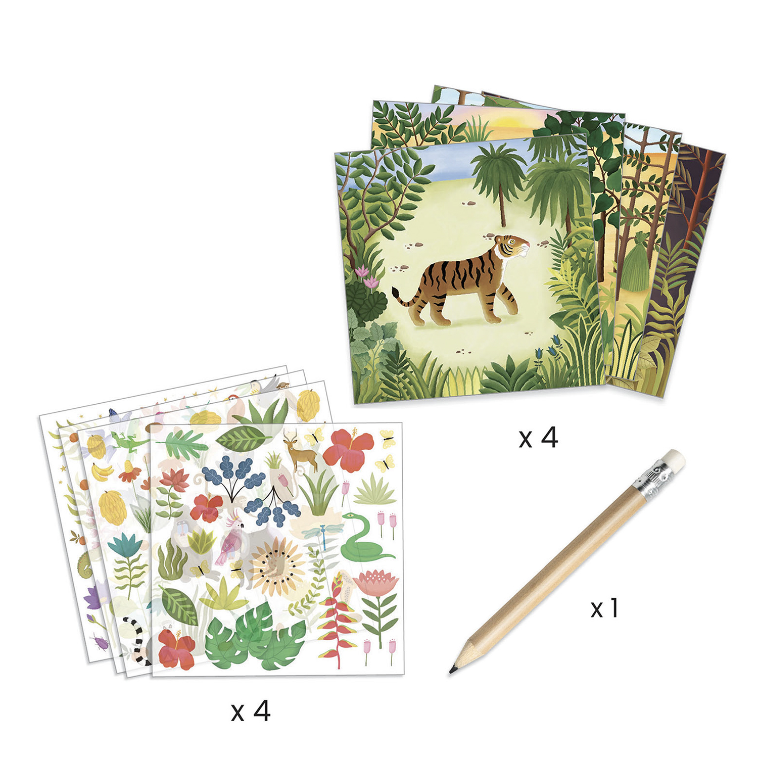 Pysselkit gnuggisar Henri Rousseau - 3