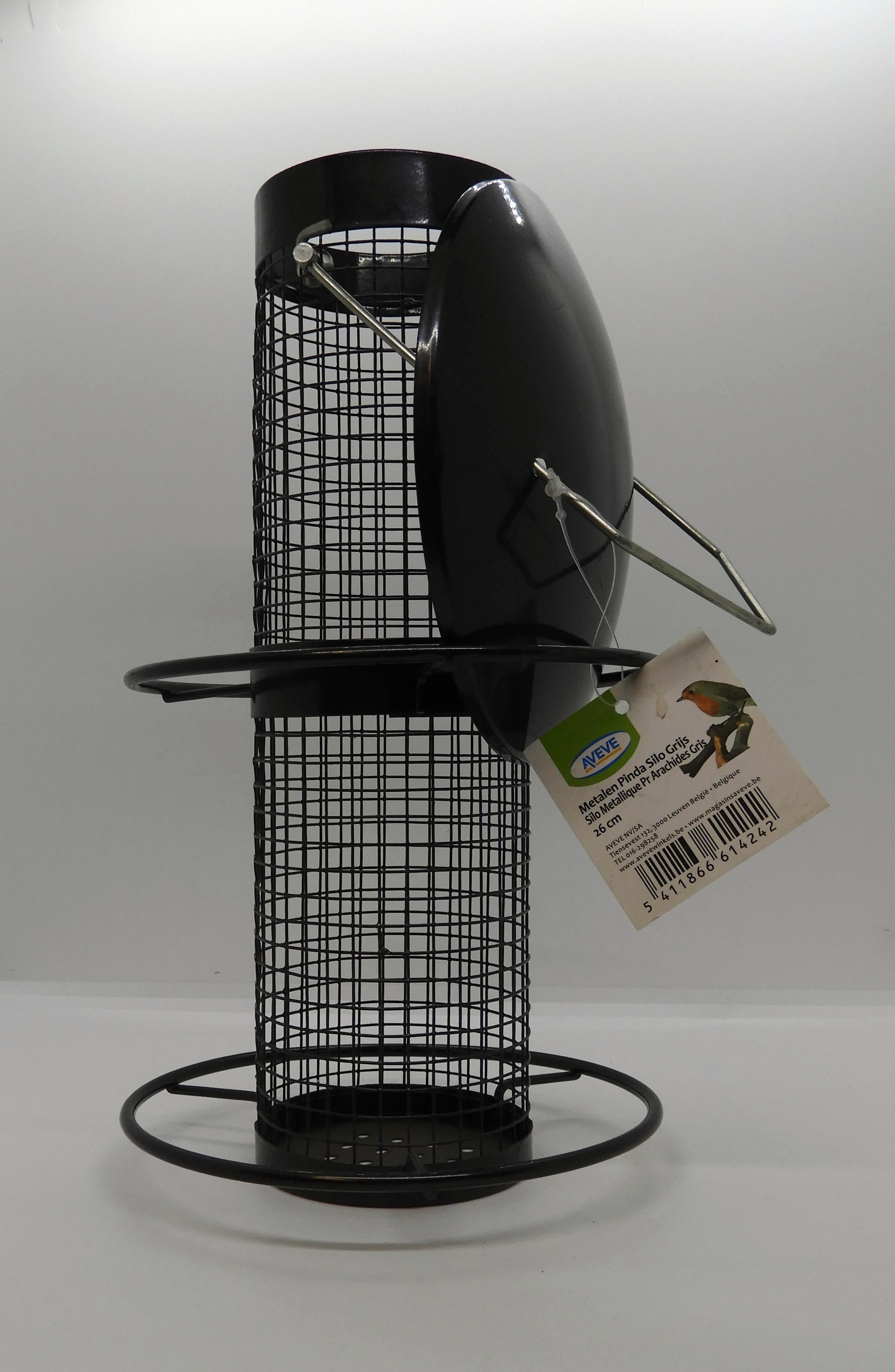 Fågelmatare, Foderhållare cylinder svart - 2