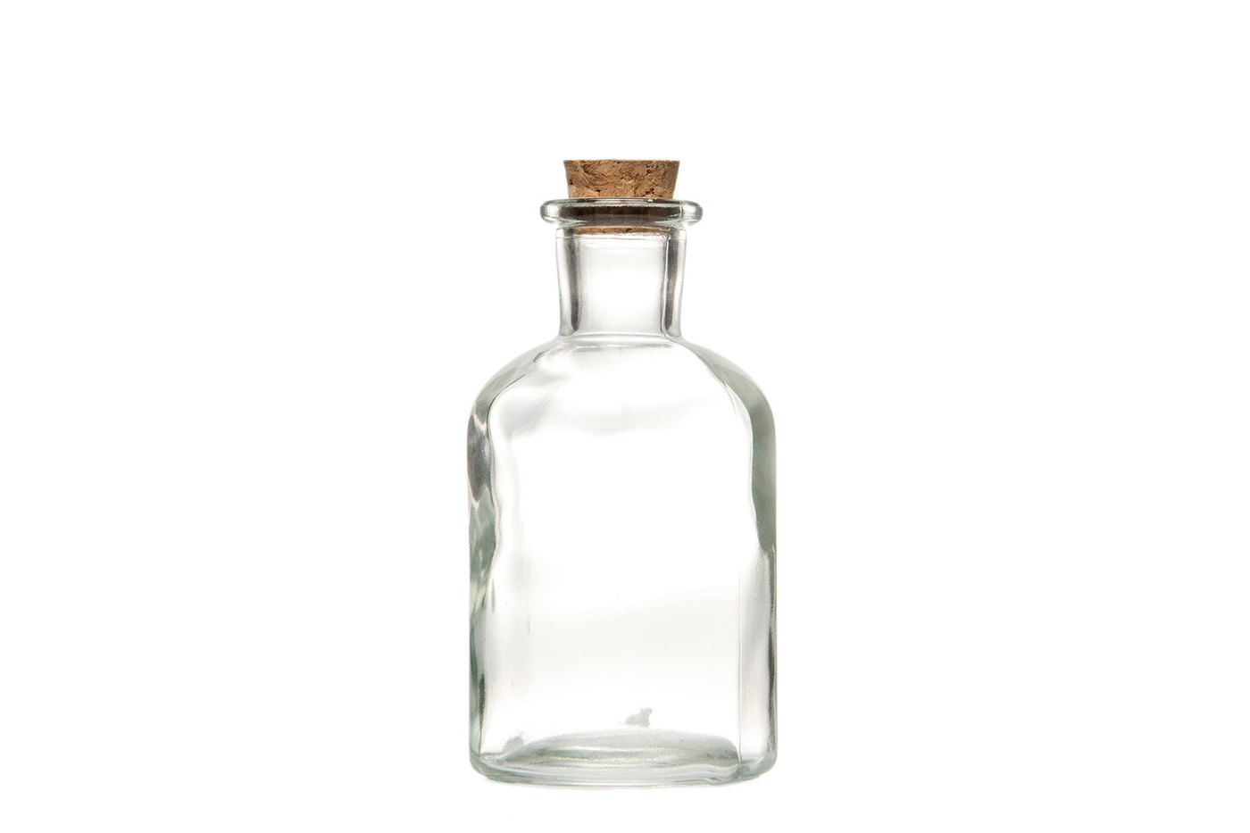 Glasflaska med kork