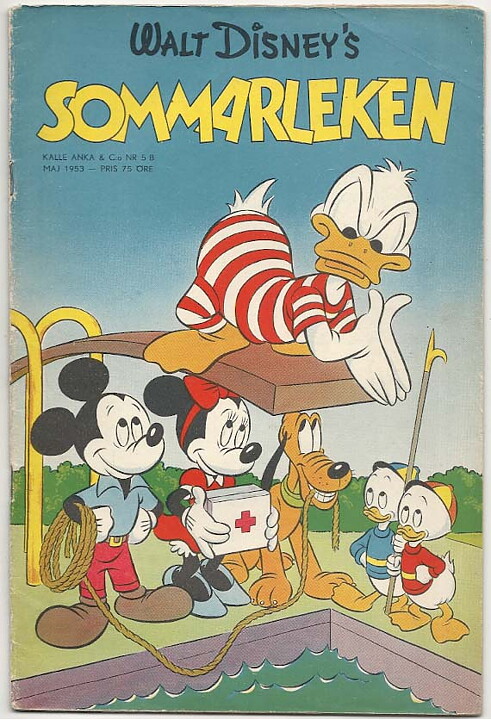 Walt Disney's Serier 1953 Nr 5 VG+ Ifylld Uppgift