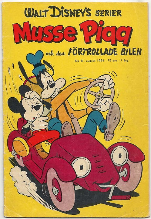 Walt Disney's Serier 1954 Nr 8 VG