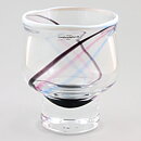 Erik Höglund (1989) Clear Bowl with Colorful Decor 12 cm (2)