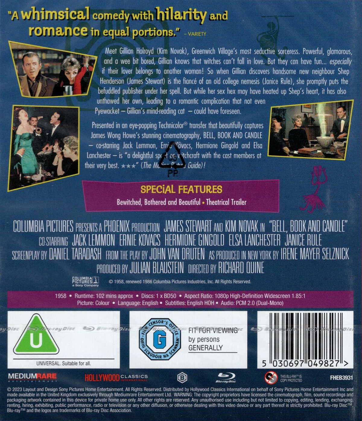 Bell, Book And Candle (ej svensk text) (Blu-ray) - 2