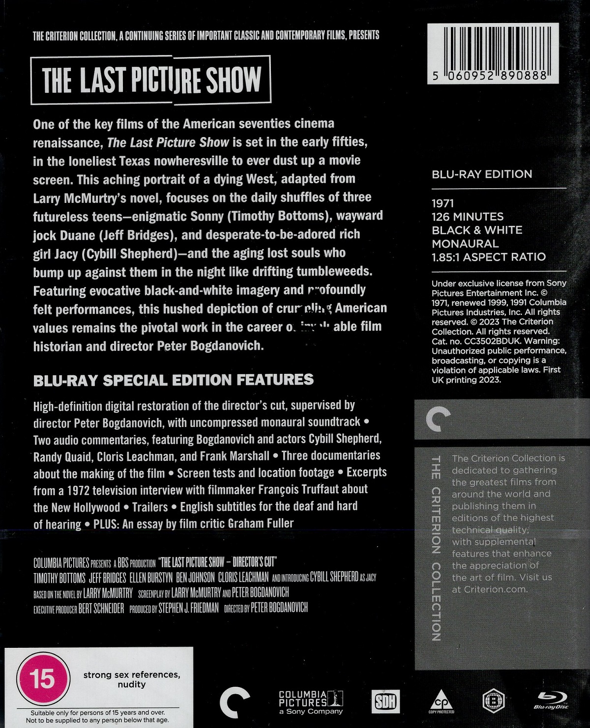 Last Picture Show (Criterion Collection) (ej svensk text) (Blu-ray) - 2
