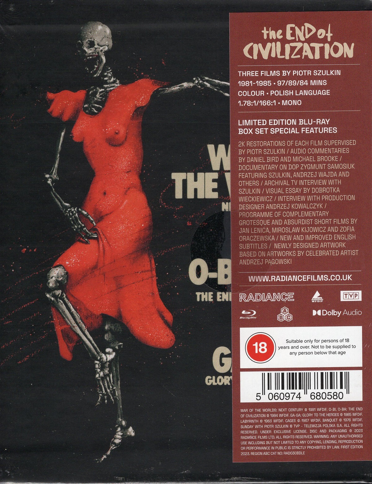 The End Of Civilization - Three Films By Piotr Szulkin (Limited Edition) (ej svensk text) (Blu-ray) - 2