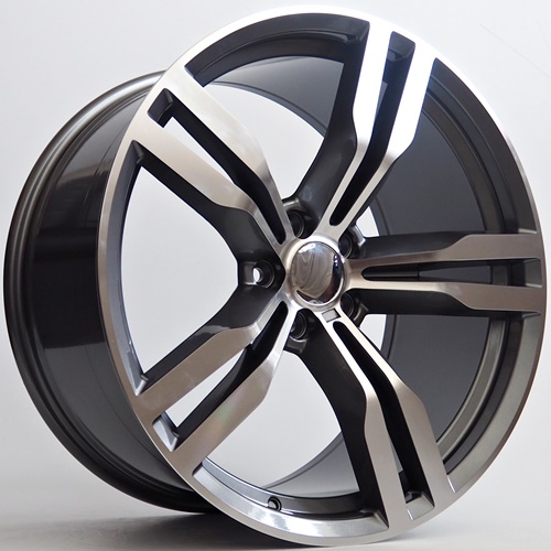 21"  M Capri Gunmetal/pol 5x112
