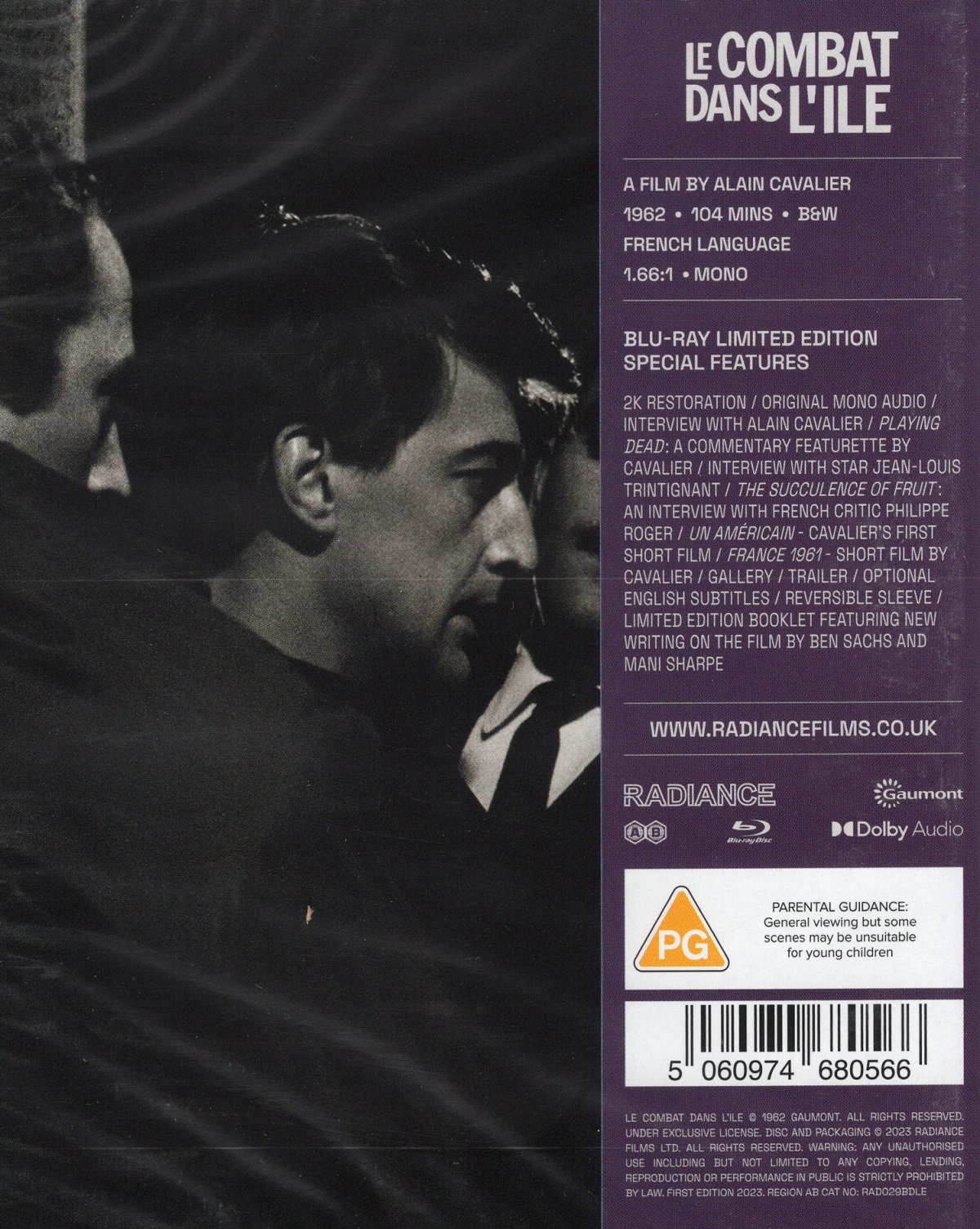 Le Combat Dans L'ile (Limited Edition) (ej svensk text) (Blu-ray) - 2