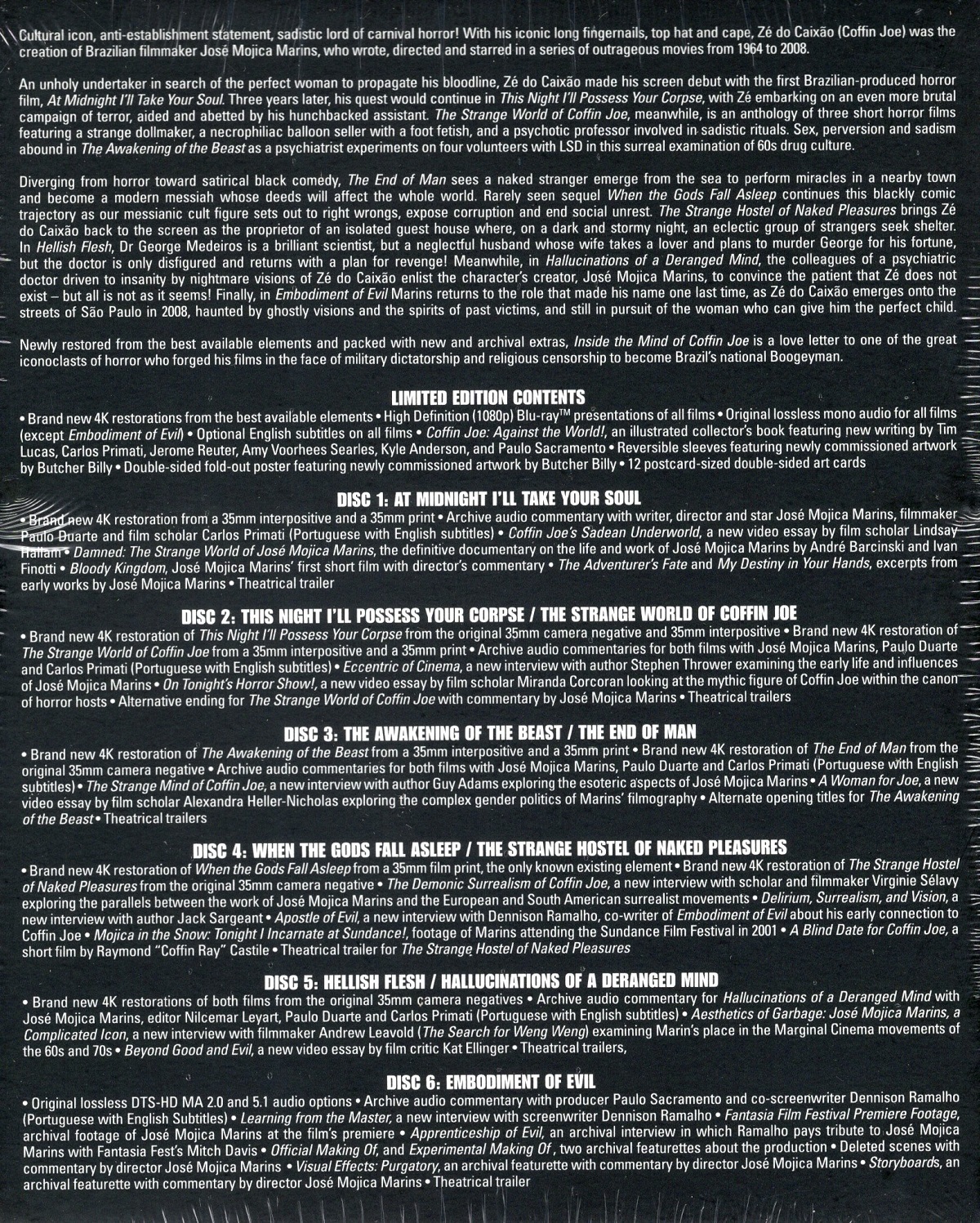 Inside the Mind of Coffin Joe (Limited Edition) (ej svensk text) (Blu-ray) - 2