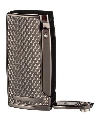 Mississippi III Jet Lighter - Inbyggd Cigarrborr Gunmetal