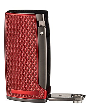 Mississippi III Jet Lighter - Inbyggd Cigarrborr Red