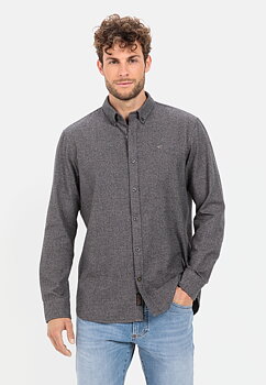 Flanellskjorta grå  från camel active. 100%  bomull