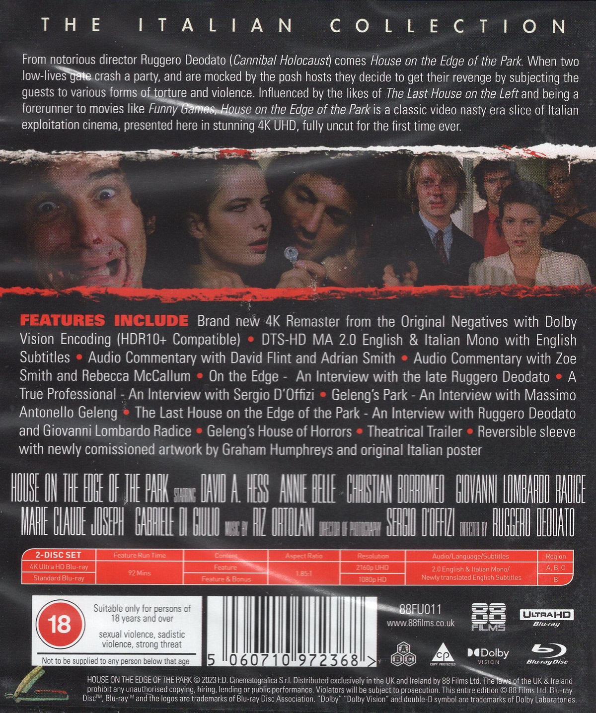 House On the Edge of the Park (ej svensk text) (4K Ultra HD + Blu-ray) - 2