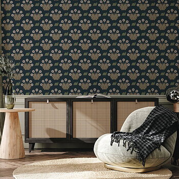 TAPET BURGES SNAIL, Dark Blue