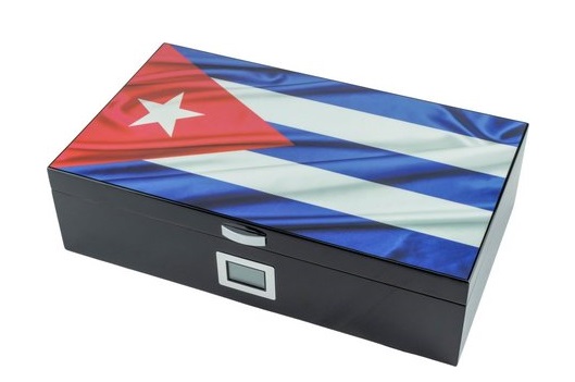 Humidor - Cuba Flag 