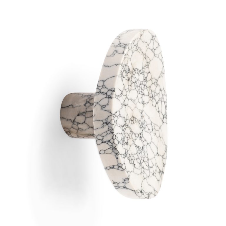 Crackle knob, Väggkrok i marmor