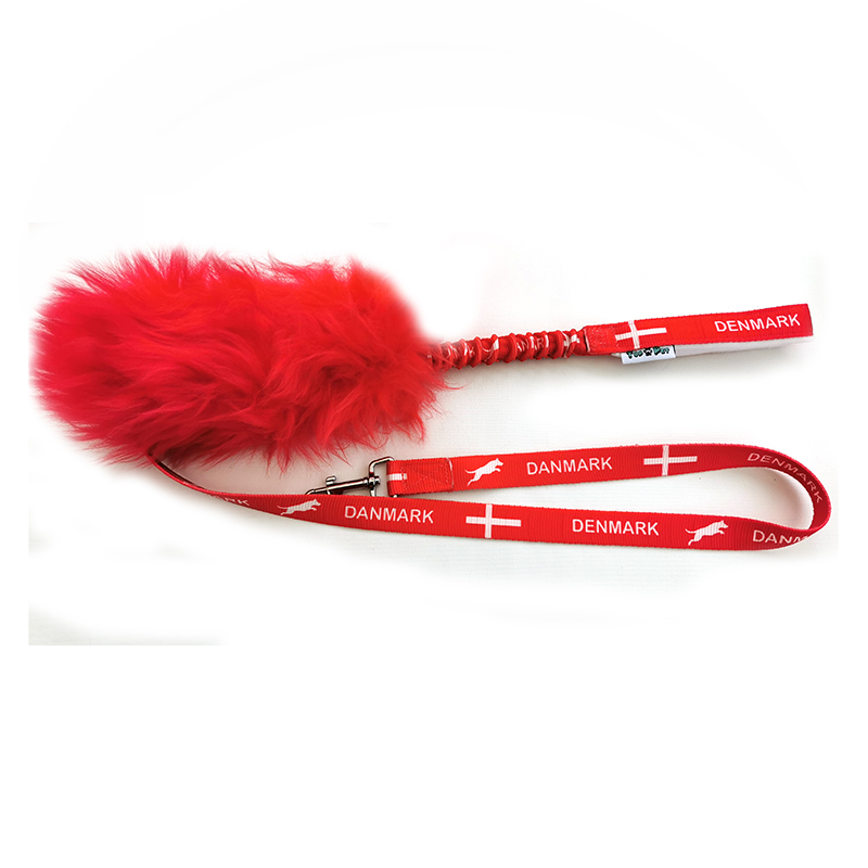 Denmark tug leash with  sheepskin